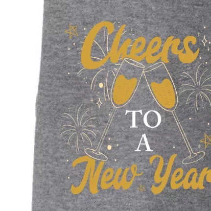 Cheers Nye Party Gift Fireworks Champagne Happy New Year Great Gift Doggie 3-End Fleece Hoodie