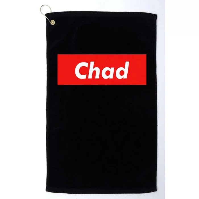 Chad Name Personalized Gift Idea For Chad Platinum Collection Golf Towel