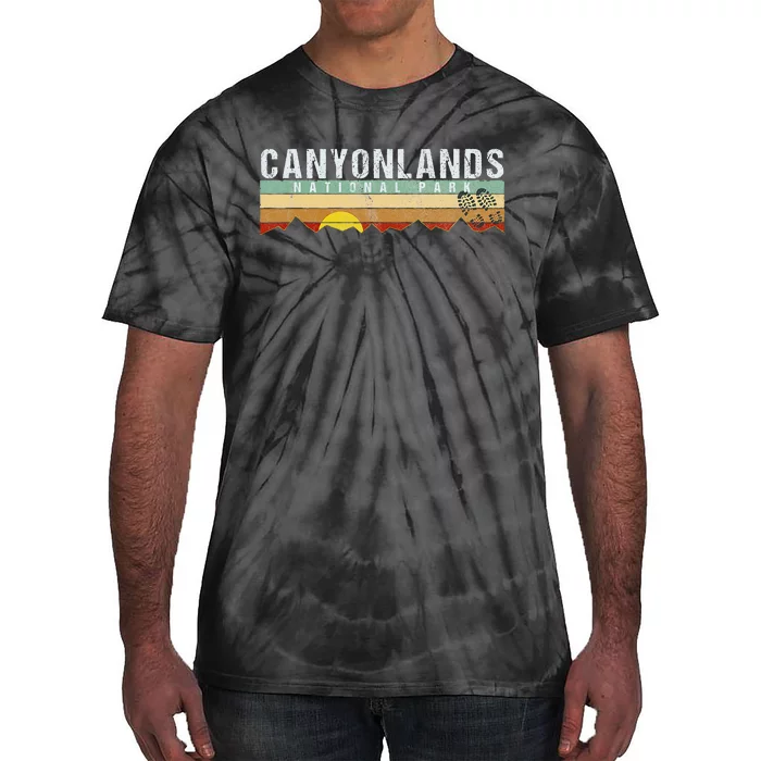 Canyonlands National Park Utah Camping Hiking Tie-Dye T-Shirt