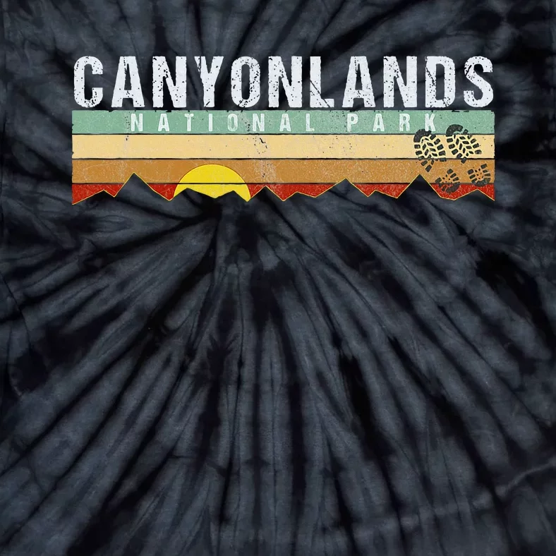 Canyonlands National Park Utah Camping Hiking Tie-Dye T-Shirt