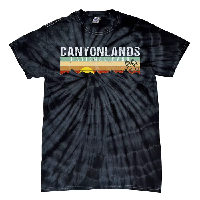 Canyonlands National Park Utah Camping Hiking Tie-Dye T-Shirt