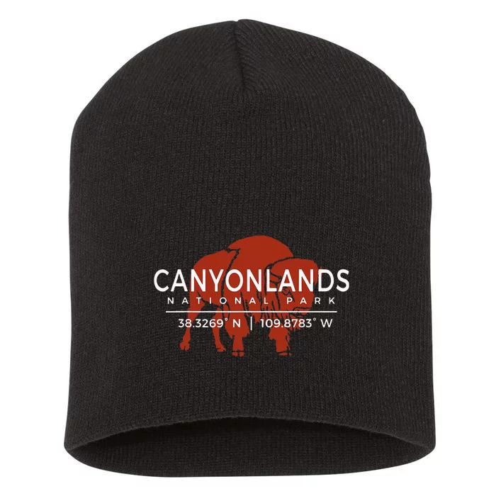 Canyonlands National Park Utah Gifts Ut Short Acrylic Beanie