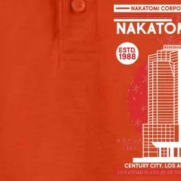 Classic Nakatomi Plaza Christmas Party Flyer Poster Dry Zone Grid Performance Polo