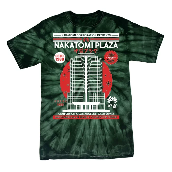 Classic Nakatomi Plaza Christmas Party Flyer Poster Tie-Dye T-Shirt