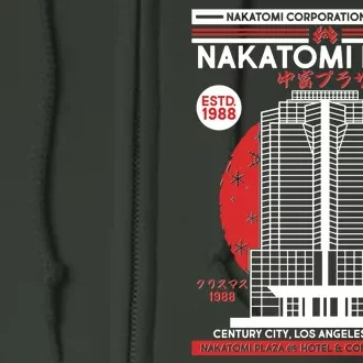 Classic Nakatomi Plaza Christmas Party Flyer Poster Full Zip Hoodie