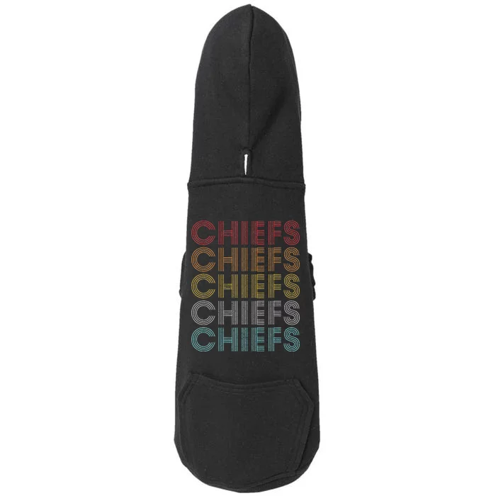 Chiefs Name Personalized Vintage Chiefs Sport Doggie 3-End Fleece Hoodie