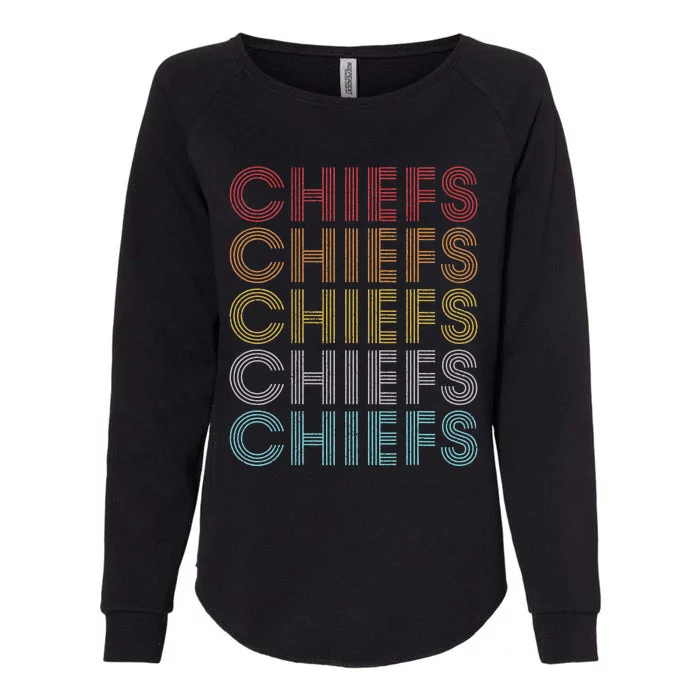 Chiefs Name Personalized Vintage Chiefs Sport Womens California Wash Sweatshirt