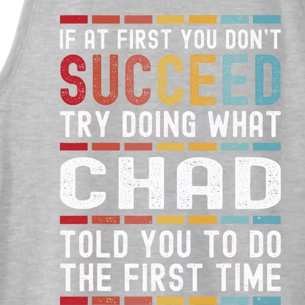 Chad Name Personalized Funny Birthday Christmas Joke Ladies Tri-Blend Wicking Tank