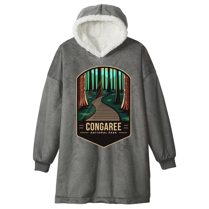 Congaree National Park 2024 South Carolina Hooded Wearable Blanket