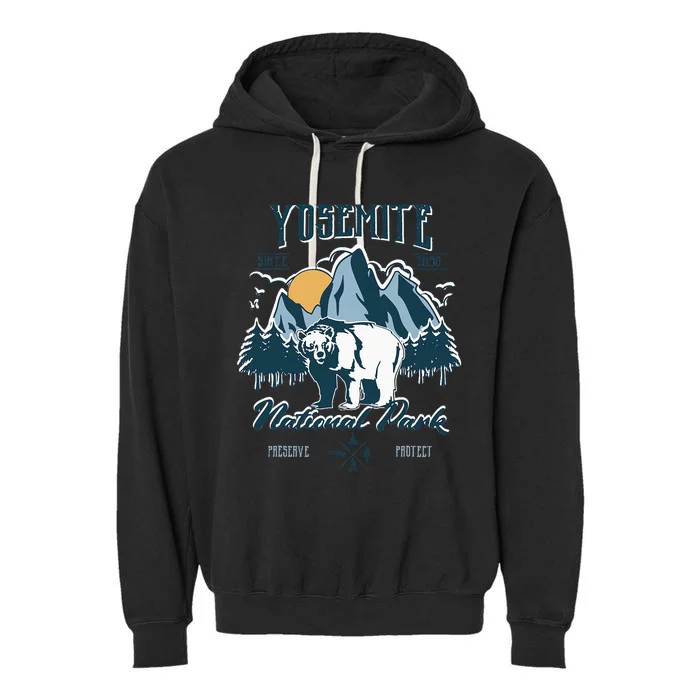 California National Park Yosemite National Park Garment-Dyed Fleece Hoodie