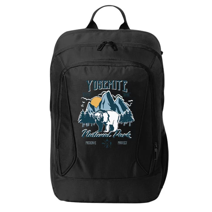 California National Park Yosemite National Park City Backpack