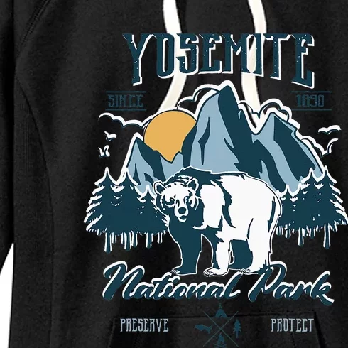 California National Park Yosemite National Park Women's Fleece Hoodie