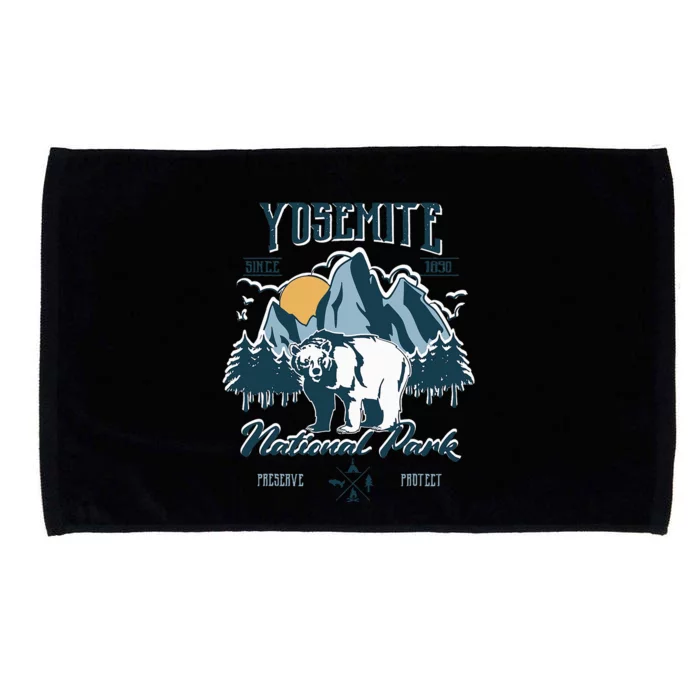 California National Park Yosemite National Park Microfiber Hand Towel