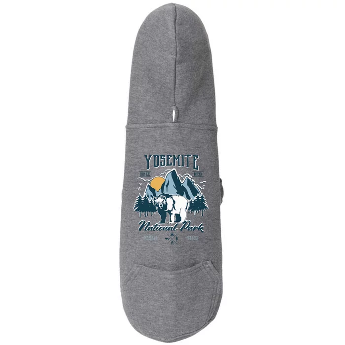 California National Park Yosemite National Park Doggie 3-End Fleece Hoodie