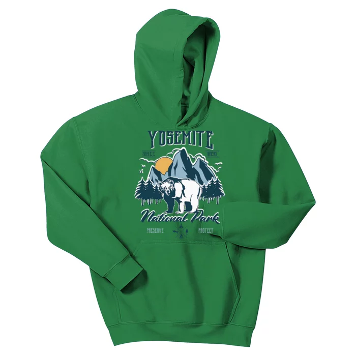 California National Park Yosemite National Park Kids Hoodie