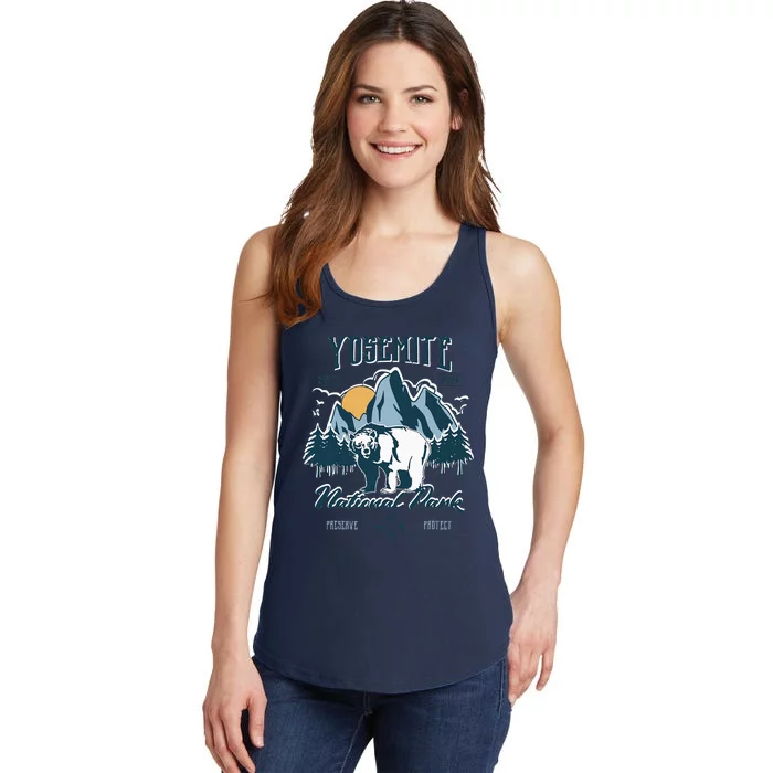 California National Park Yosemite National Park Ladies Essential Tank