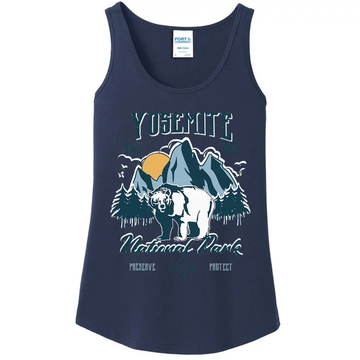 California National Park Yosemite National Park Ladies Essential Tank