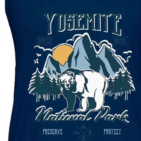 California National Park Yosemite National Park Ladies Essential Flowy Tank