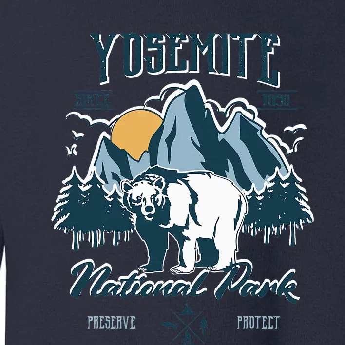 California National Park Yosemite National Park Toddler Sweatshirt