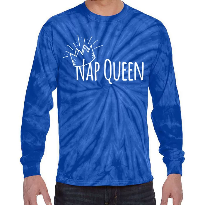 Cute Nap Queen Gift Tie-Dye Long Sleeve Shirt