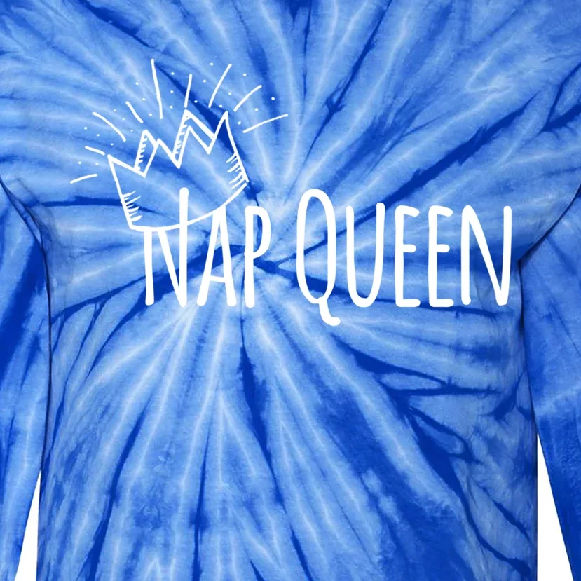 Cute Nap Queen Gift Tie-Dye Long Sleeve Shirt