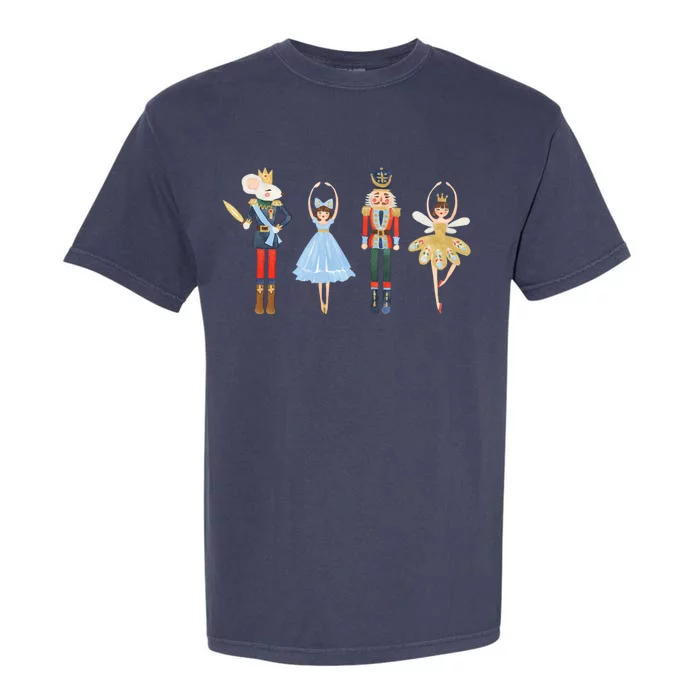 Christmas Nutcracker Rat/Mouse King Soldier Princess Family Garment-Dyed Heavyweight T-Shirt