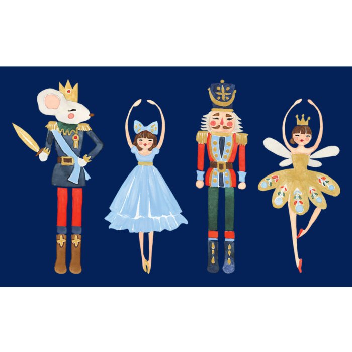 Christmas Nutcracker Rat/Mouse King Soldier Princess Family Bumper Sticker