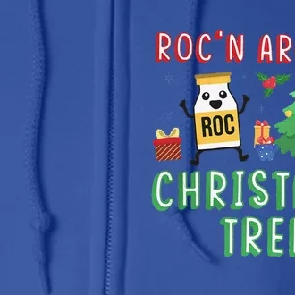 Christmas Nurse Rocn Around The Christmas Tree Funny Xmas Full Zip Hoodie