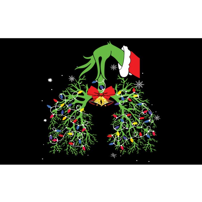 Christmas Nurse Respiratory Therapist Lung Xmas Lights Bumper Sticker