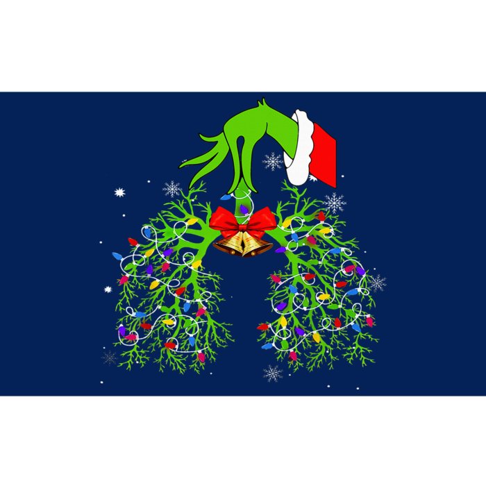 Christmas Nurse Respiratory Therapist Lung Xmas Lights Bumper Sticker