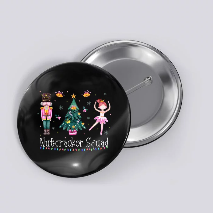 Christmas Nutcracker Squad Ballet Dance Button