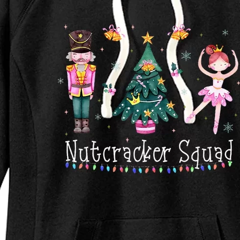 Christmas Nutcracker Squad Ballet Dance Women's Fleece Hoodie