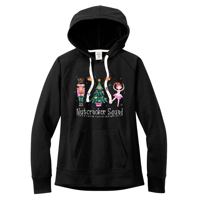 Christmas Nutcracker Squad Ballet Dance Women's Fleece Hoodie