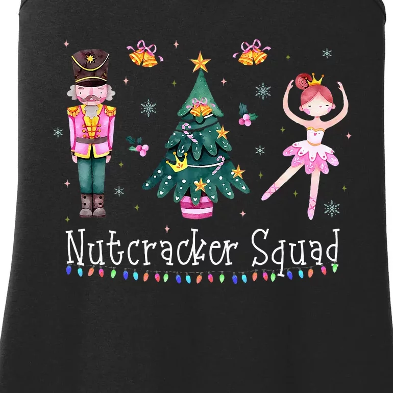 Christmas Nutcracker Squad Ballet Dance Ladies Essential Tank