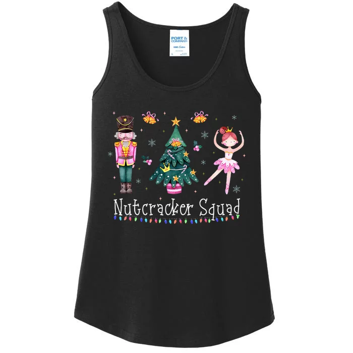 Christmas Nutcracker Squad Ballet Dance Ladies Essential Tank