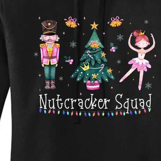 Christmas Nutcracker Squad Ballet Dance Women's Pullover Hoodie