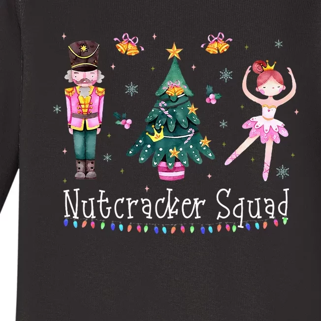 Christmas Nutcracker Squad Ballet Dance Baby Long Sleeve Bodysuit