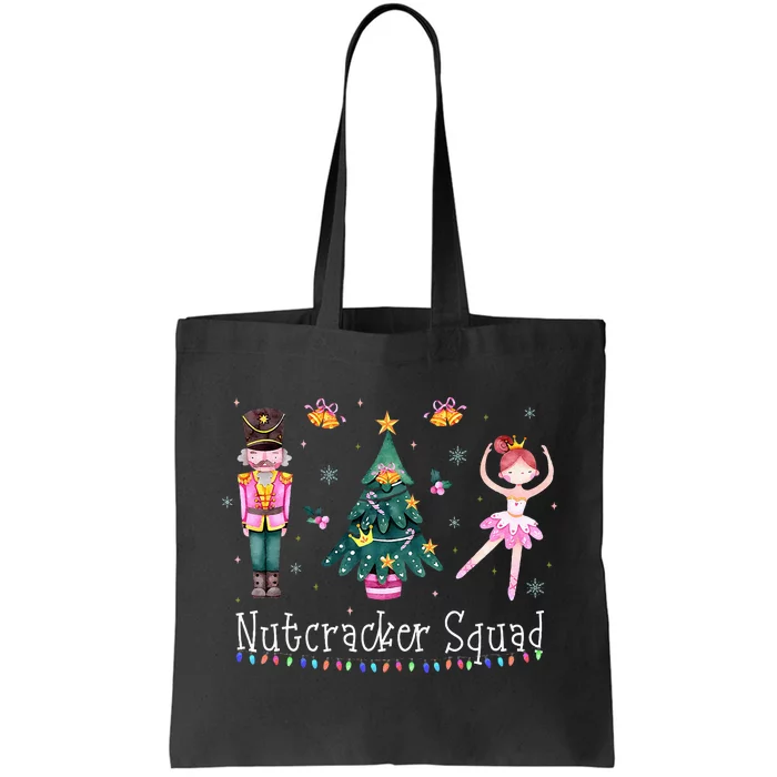 Christmas Nutcracker Squad Ballet Dance Tote Bag