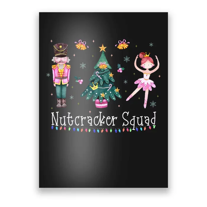 Christmas Nutcracker Squad Ballet Dance Poster