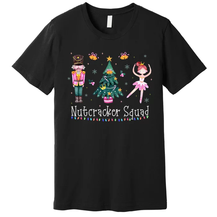 Christmas Nutcracker Squad Ballet Dance Premium T-Shirt