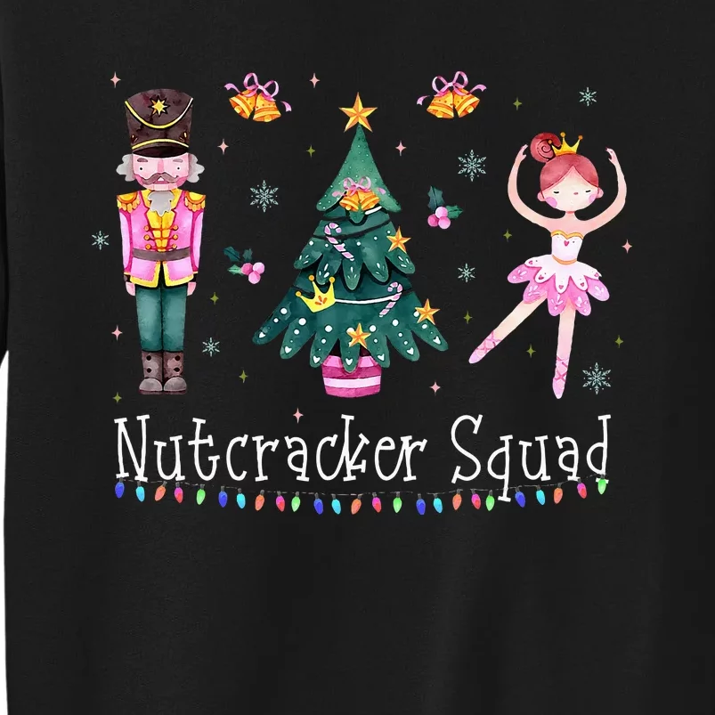 Christmas Nutcracker Squad Ballet Dance Tall Sweatshirt