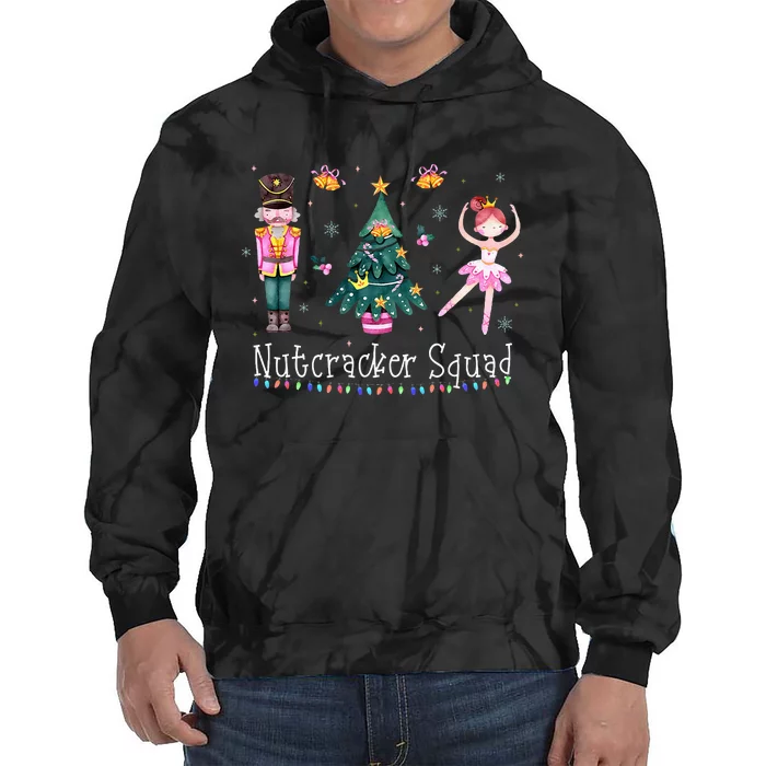 Christmas Nutcracker Squad Ballet Dance Tie Dye Hoodie