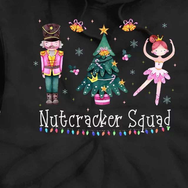 Christmas Nutcracker Squad Ballet Dance Tie Dye Hoodie