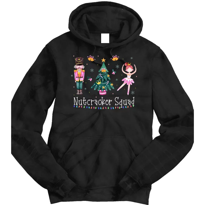 Christmas Nutcracker Squad Ballet Dance Tie Dye Hoodie