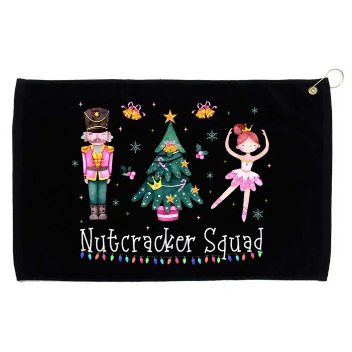 Christmas Nutcracker Squad Ballet Dance Grommeted Golf Towel