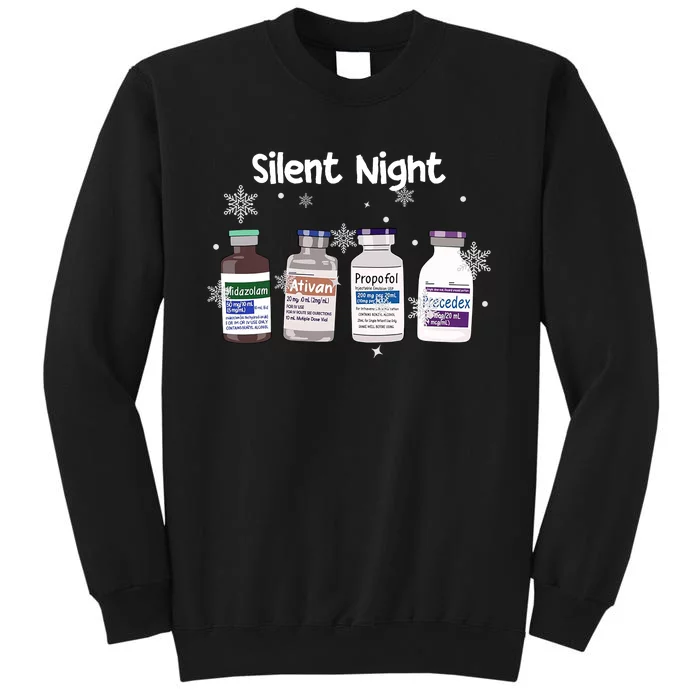 Christmas Nurse Silent Night Sweatshirt