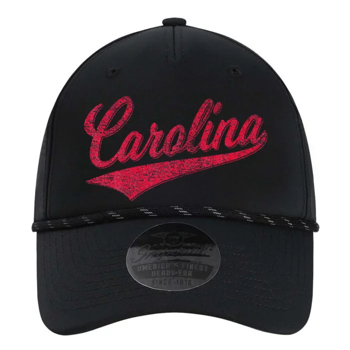 Carolina North South Varsity Script Sports Jersey Style Performance The Dyno Cap