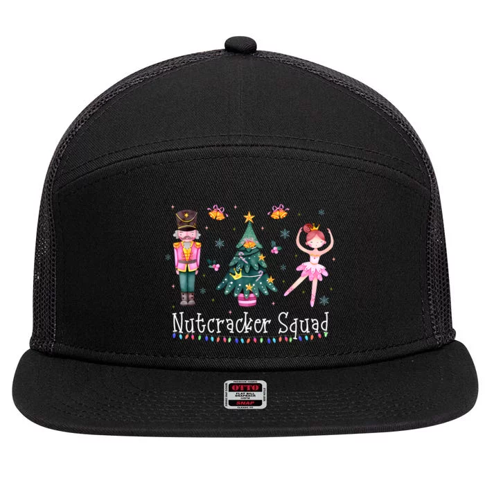 Christmas Nutcracker Squad Ballet Dance Women Kids Girls 7 Panel Mesh Trucker Snapback Hat