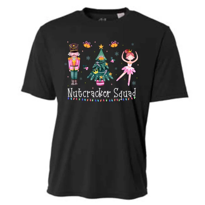 Christmas Nutcracker Squad Ballet Dance Women Kids Girls Cooling Performance Crew T-Shirt