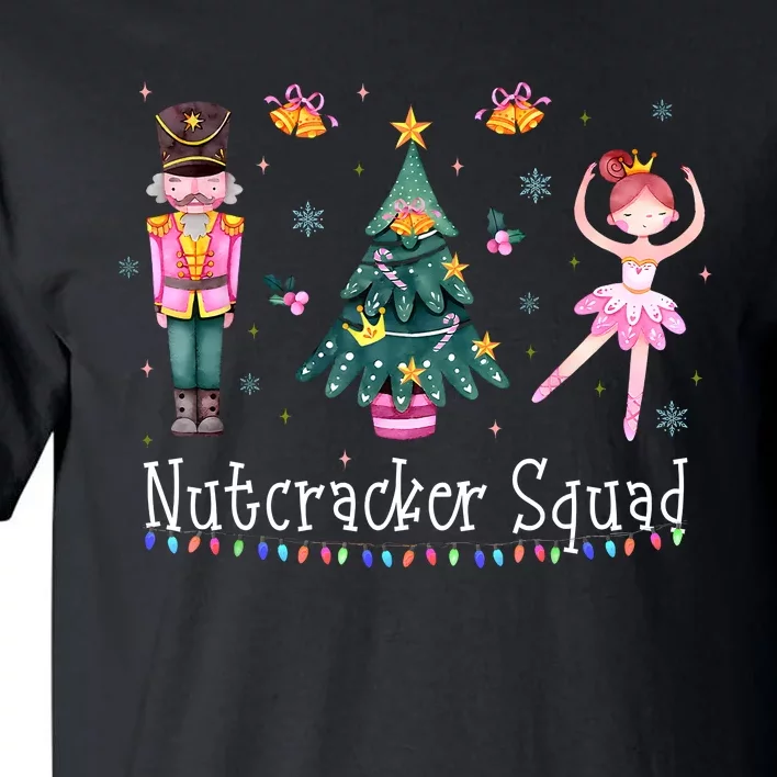 Christmas Nutcracker Squad Ballet Dance Women Kids Girls Tall T-Shirt